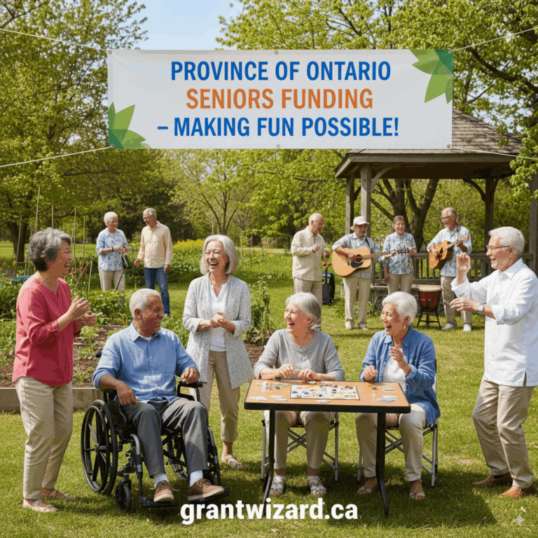 Scgp 2025 ontario seniors community grant program