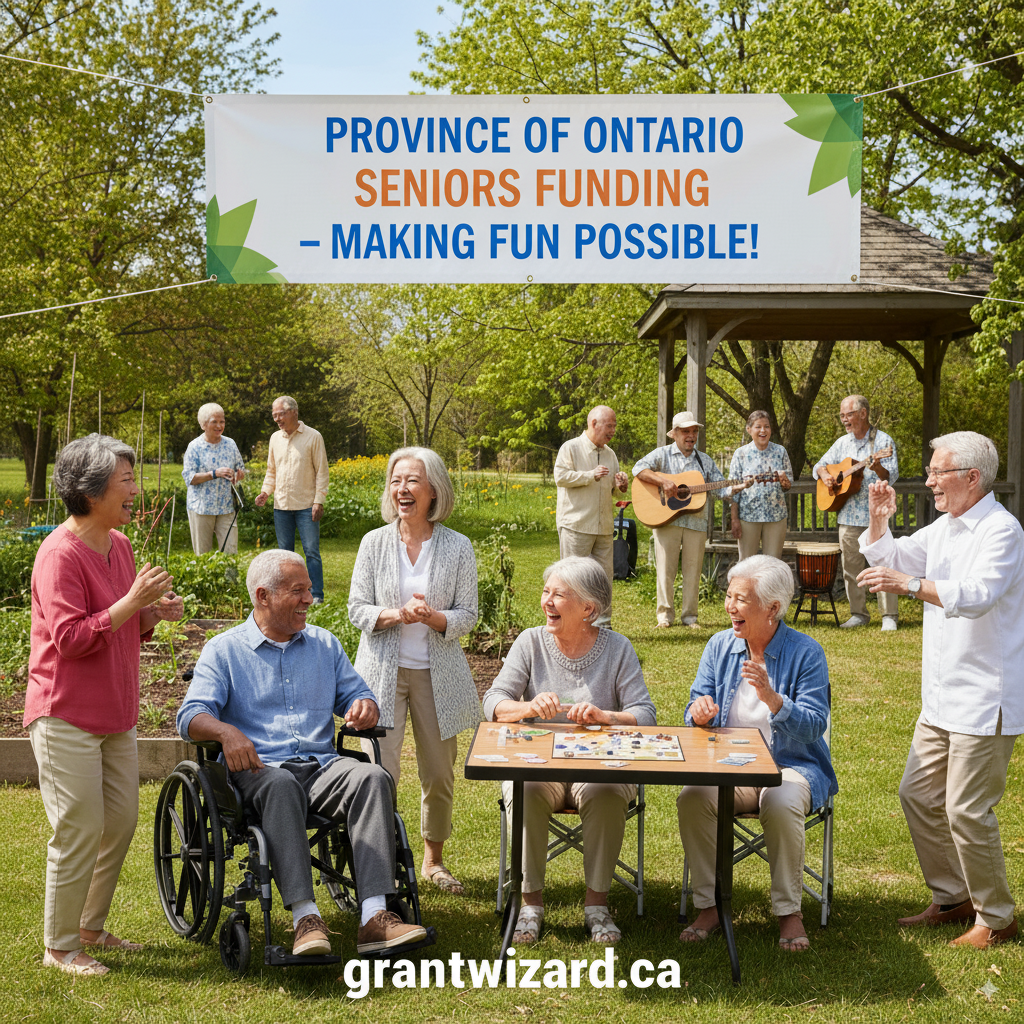 Scgp 2025 ontario seniors community grant program